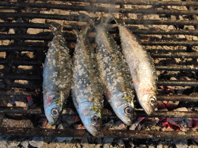 Sardinas a la Brasa